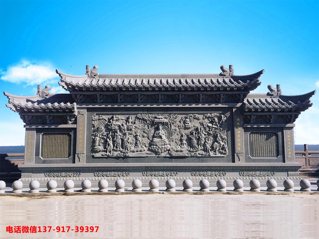 長城石雕寺院浮雕圖片